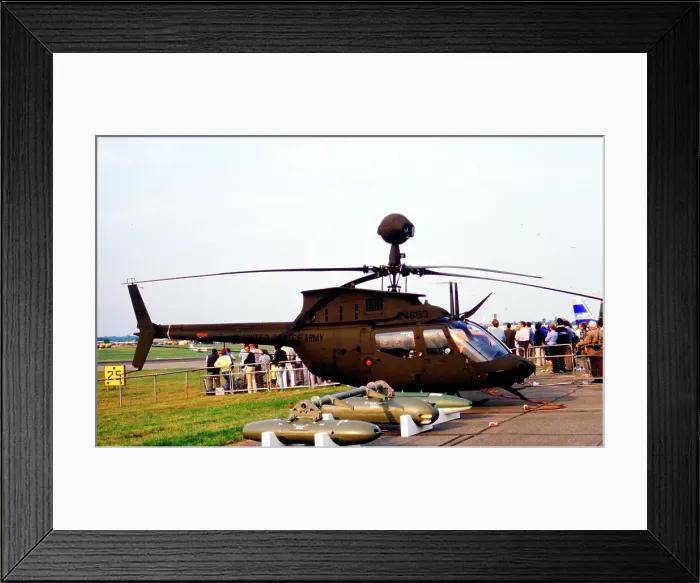 Framed Print : Bell OH-58D Kiowa 85-24693 Framed Print : Bell OH-58D Kiowa 85-24693