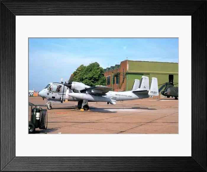 Framed Print : Grumman OV-1B Mohawk 62-5897 Framed Print : Grumman OV-1B Mohawk 62-5897
