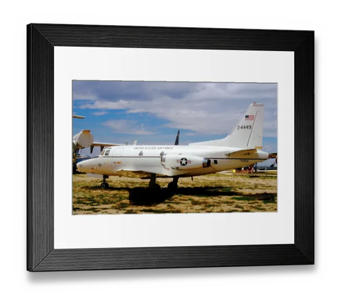 Framed Print : North American T-39A Sabreliner 62-4449 Framed Print : North American T-39A Sabreliner 62-4449
