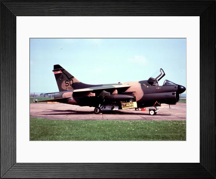 Framed Print : Ling-Temco-Vought A-7D Corsair II 70-0960 Framed Print : Ling-Temco-Vought A-7D Corsair II 70-0960