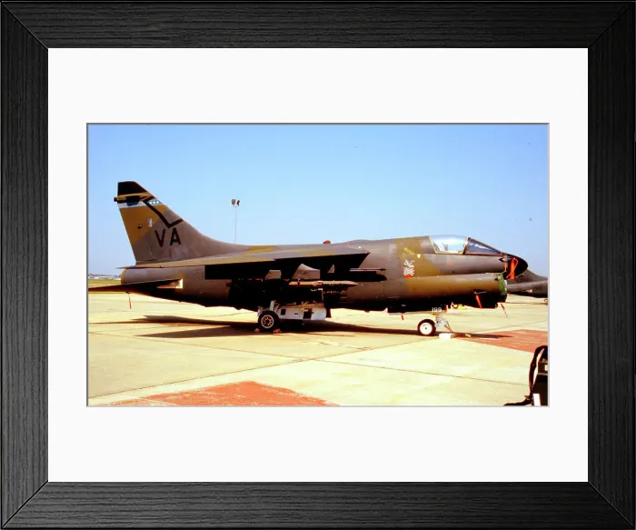 Framed Print : Ling-Temco-Vought A-7D Corsair ii Framed Print : Ling-Temco-Vought A-7D Corsair ii