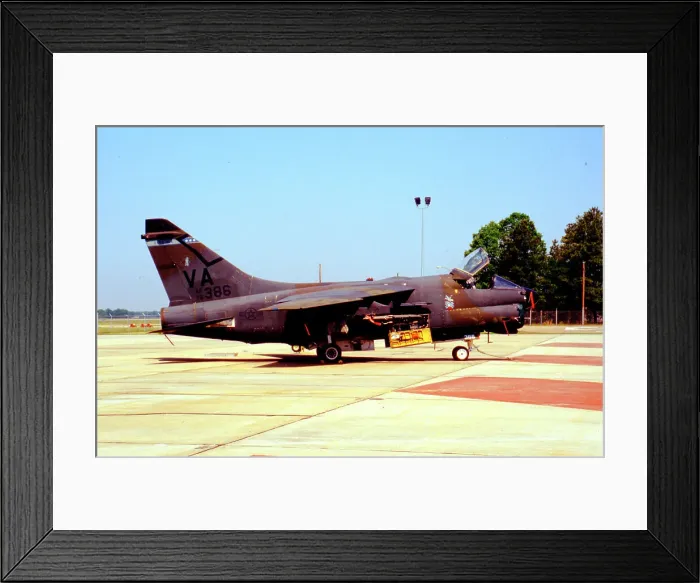 Framed Print : Ling-Temco-Vought A-7D Corsair II 75-0386 Framed Print : Ling-Temco-Vought A-7D Corsair II 75-0386
