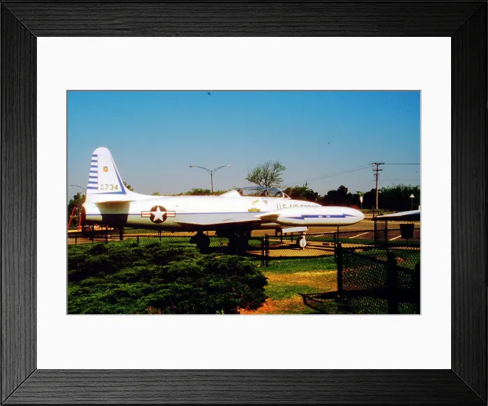 Framed Print : Lockheed T-33A 52-9734 Framed Print : Lockheed T-33A 52-9734