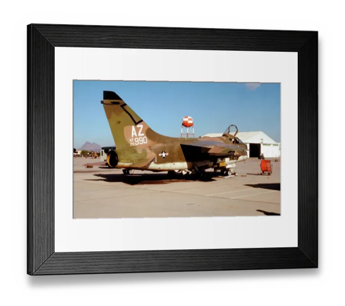 Framed Print : Ling-Temco-Vought A-7D Corsair II 70-0990 Framed Print : Ling-Temco-Vought A-7D Corsair II 70-0990