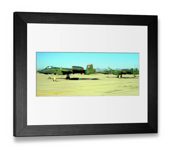 Framed Print : The A-10 flight-line at Davis-Monthan Air Force Base Framed Print : The A-10 flight-line at Davis-Monthan Air Force Base