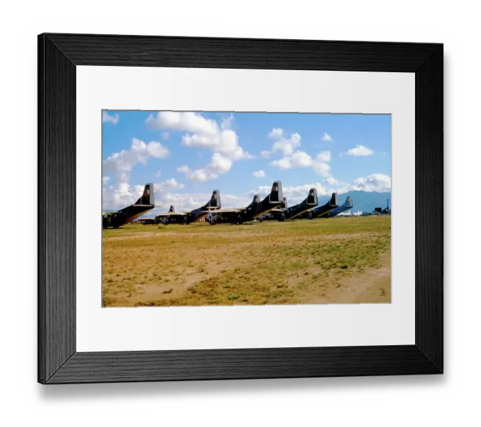 Framed Print : Fairchild C-123K Providers at Davis-Monthan Air Force Base Framed Print : Fairchild C-123K Providers at Davis-Monthan Air Force Base