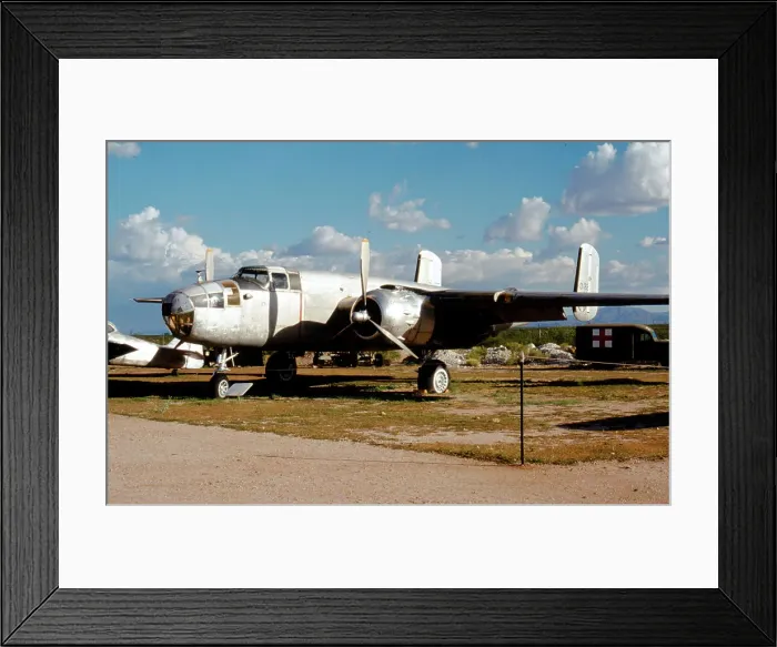 Framed Print : North American TB-25N Mitchell 43-27712 Framed Print : North American TB-25N Mitchell 43-27712