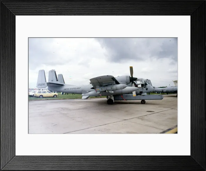 Framed Print : Grumman OV-1D Mohawk 62-5902 Framed Print : Grumman OV-1D Mohawk 62-5902