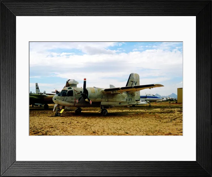 Framed Print : Grumman S-2A Tracker 136468 Framed Print : Grumman S-2A Tracker 136468