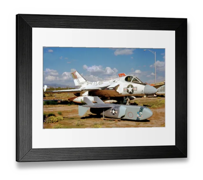 Framed Print : Douglas F-6A Skyray 134748 & an McDonnell ADM-20 Quail Framed Print : Douglas F-6A Skyray 134748 & an McDonnell ADM-20 Quail
