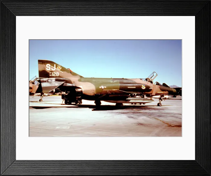 Framed Print : McDonnell Douglas F-4E-50-MC Phantom 72-0128 Framed Print : McDonnell Douglas F-4E-50-MC Phantom 72-0128