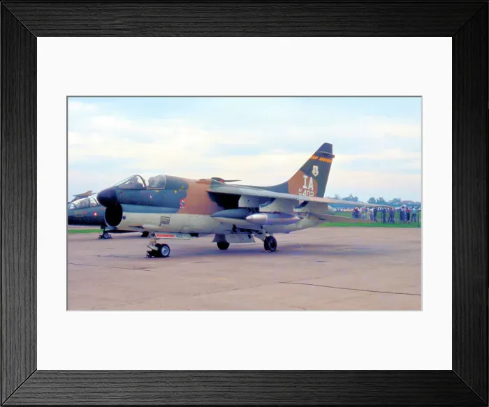 Framed Print : Ling-Temco-Vought A-7D Corsair II 75-0402 Framed Print : Ling-Temco-Vought A-7D Corsair II 75-0402