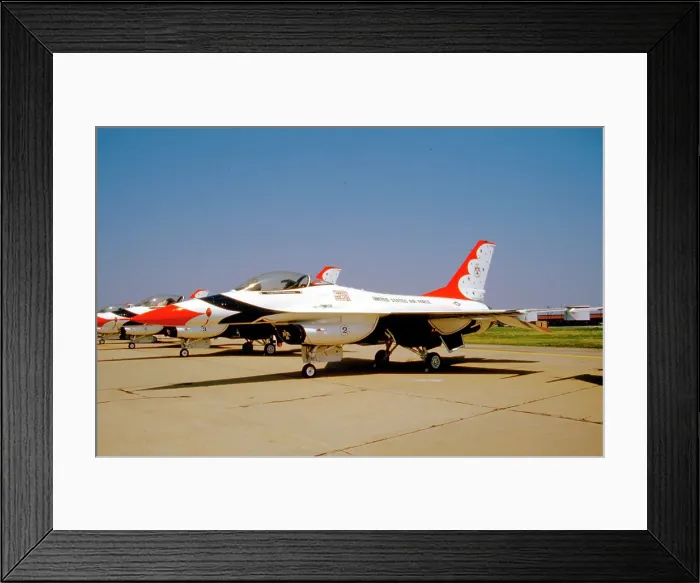 Framed Print : General Dynamics F-16A Fighting Falcon Thunderbird 2 Framed Print : General Dynamics F-16A Fighting Falcon Thunderbird 2