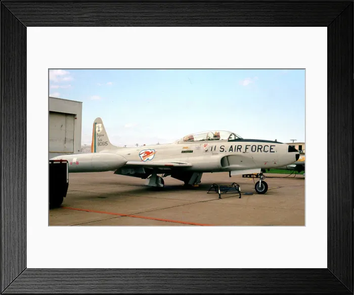 Framed Print : Lockheed T-33A 58-0615 Framed Print : Lockheed T-33A 58-0615