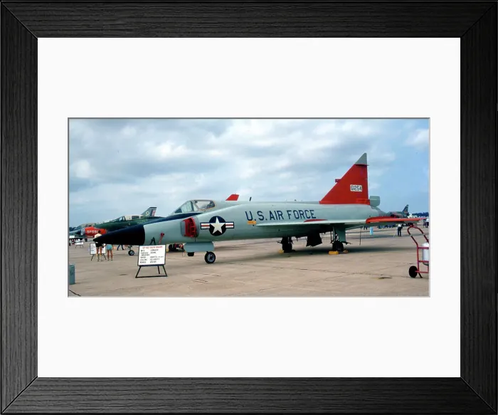 Framed Print : Convair PQM-102B Delta Dagger 56-1254 Framed Print : Convair PQM-102B Delta Dagger 56-1254