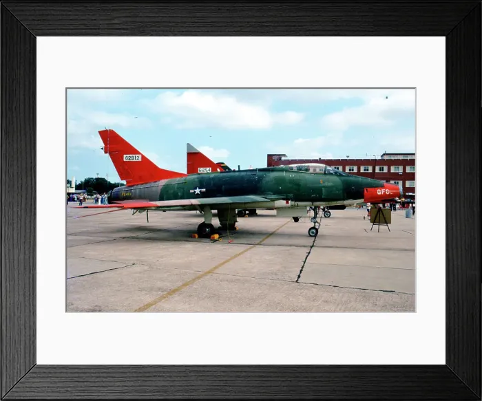 Framed Print : North American QF-100D 56-2912 - QF098 Framed Print : North American QF-100D 56-2912 - QF098