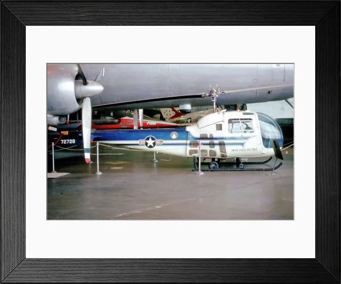 Framed Print : Bell H-13J-BF Sioux 57-2728 Framed Print : Bell H-13J-BF Sioux 57-2728