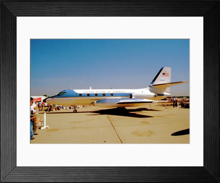 Framed Print : Lockheed VC-140B JetStar 61-2492 Framed Print : Lockheed VC-140B JetStar 61-2492