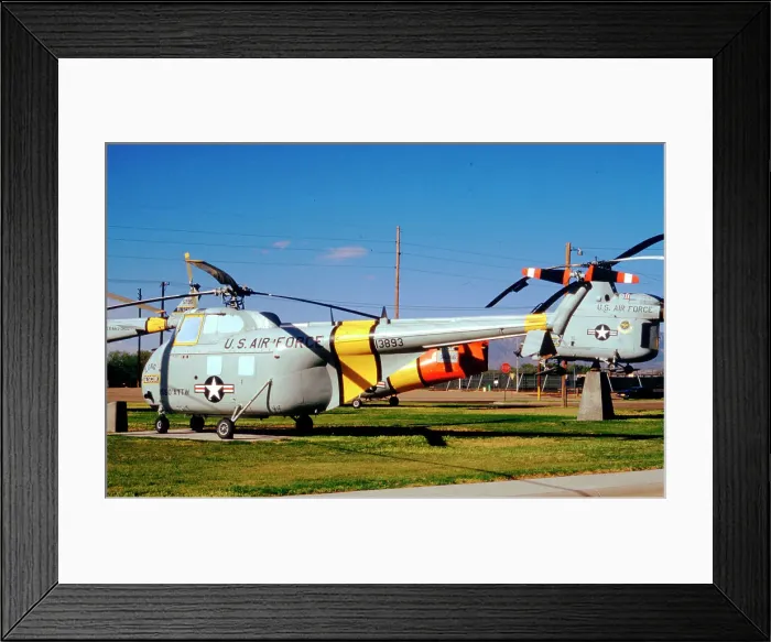 Framed Print : Sikorsky UH-19A Chickasaw 52-7587 (painted as 51-3893) Framed Print : Sikorsky UH-19A Chickasaw 52-7587 (painted as 51-3893)