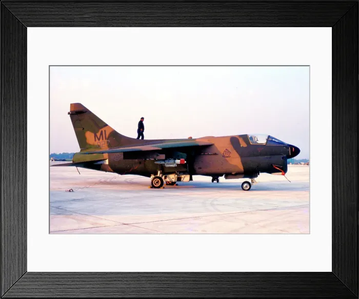 Framed Print : Ling-Temco-Vought A-7D Corsair II 70-1027 Framed Print : Ling-Temco-Vought A-7D Corsair II 70-1027