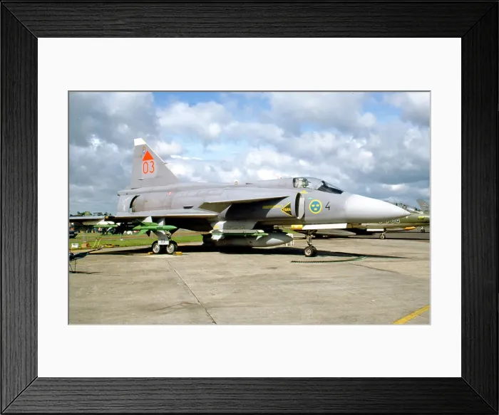Framed Print : Saab JA 37Di Viggen 37446 Framed Print : Saab JA 37Di Viggen 37446