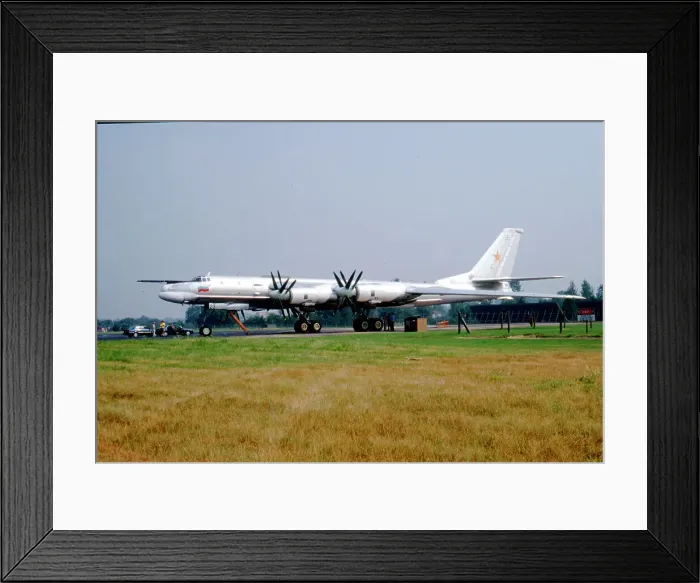 Framed Print : Tupolev Tu-95MS 23 Black Framed Print : Tupolev Tu-95MS 23 Black