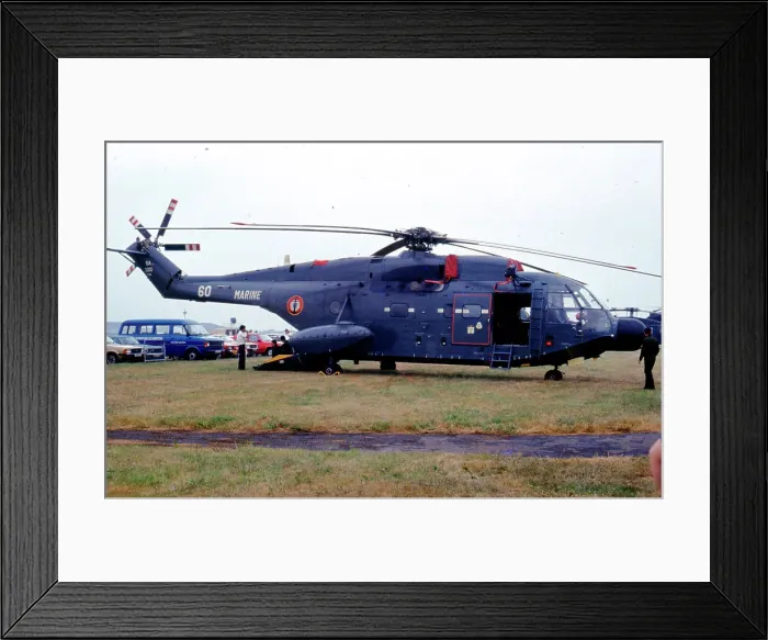Framed Print : Aerospatiale SA. 321G Super Frelon 60 Framed Print : Aerospatiale SA. 321G Super Frelon 60