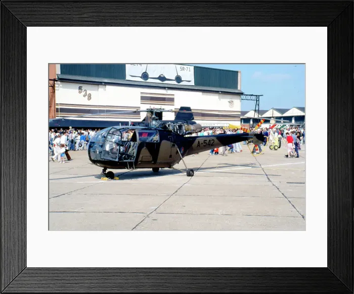 Framed Print : Aerospatiale SE. 3160 Alouette III A-542 Framed Print : Aerospatiale SE. 3160 Alouette III A-542