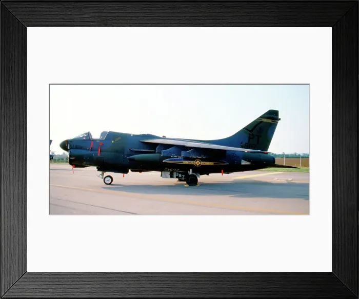 Framed Print : Ling-Temco-Vought A-7D Corsair II 70-0987 Framed Print : Ling-Temco-Vought A-7D Corsair II 70-0987