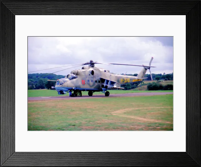 Framed Print : Mil Mi-24 11 Red Framed Print : Mil Mi-24 11 Red