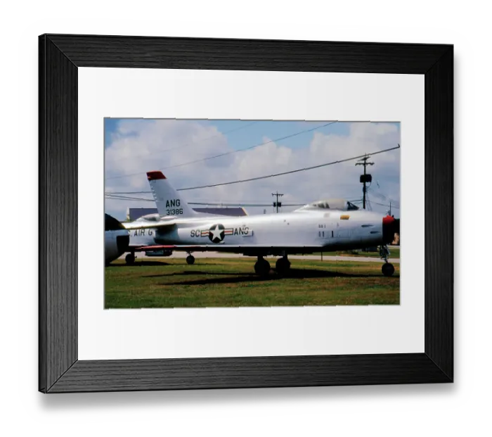 Framed Print : North American F-86H Sabre 53-1386