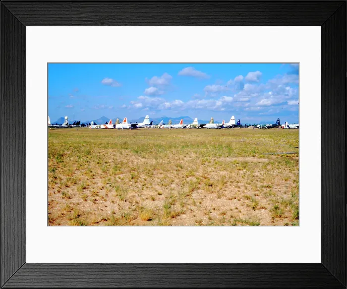 Framed Print : Lockheed C-130 Hercules, at Davis-Monthan Air Force Base Framed Print : Lockheed C-130 Hercules, at Davis-Monthan Air Force Base