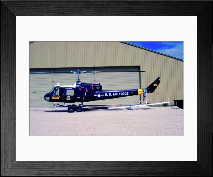 Framed Print : Bell UH-1F-BF iroquois 63-13141