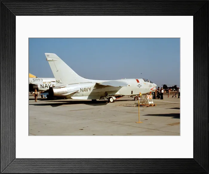 Framed Print : Vought RF-8G Crusader 146858 Framed Print : Vought RF-8G Crusader 146858