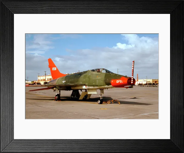 Framed Print : North American QF-100D Super Sabre 56-2912 - QF098 Framed Print : North American QF-100D Super Sabre 56-2912 - QF098