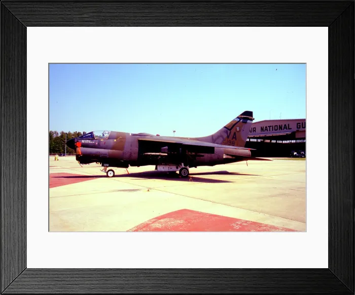 Framed Print : Ling-Temco-Vought A-7D Corsair II 72-0198 Framed Print : Ling-Temco-Vought A-7D Corsair II 72-0198