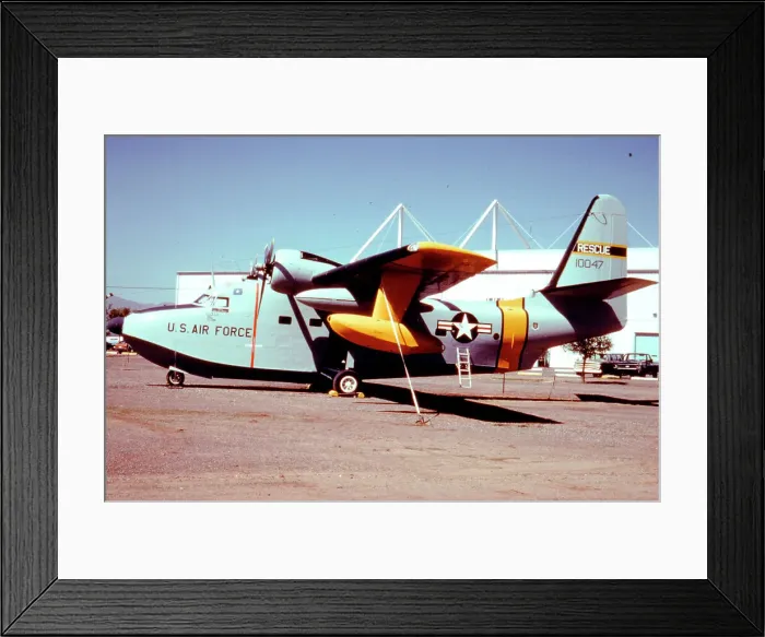 Framed Print : Grumman SA-16A Albatross 51-0047 Framed Print : Grumman SA-16A Albatross 51-0047