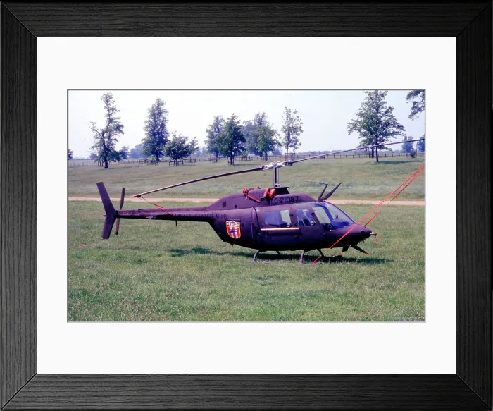 Framed Print : Bell OH-58A Kiowa 72-21097 Framed Print : Bell OH-58A Kiowa 72-21097