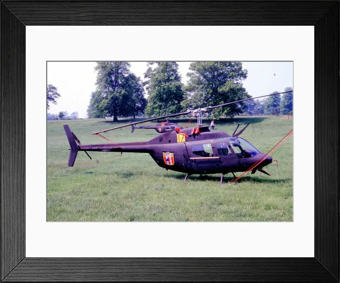 Framed Print : Bell OH-58A Kiowa 70-15587 Framed Print : Bell OH-58A Kiowa 70-15587