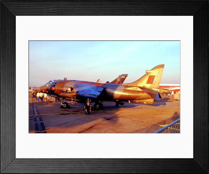 Framed Print : Hawker Siddeley Harrier GR. 3 XZ987 Framed Print : Hawker Siddeley Harrier GR. 3 XZ987