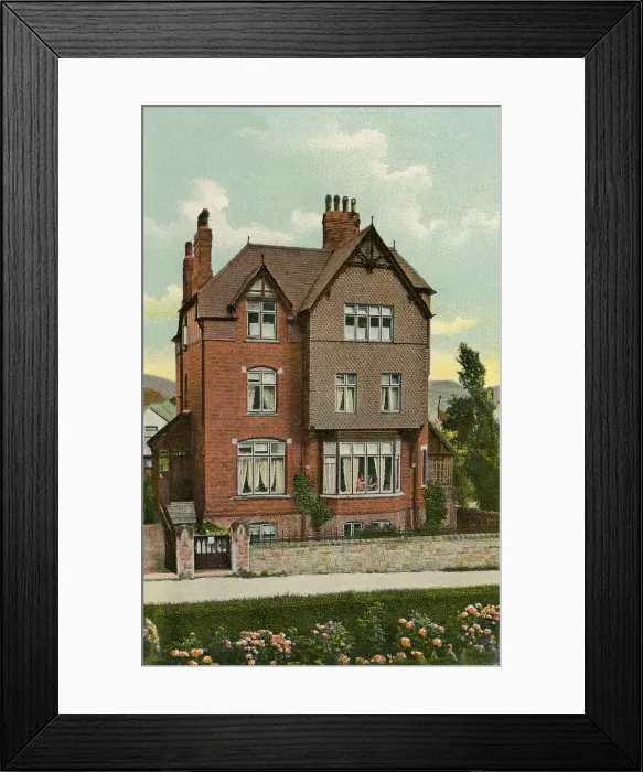 Framed Print : Girls Friendly Society (GFS) Lodge, Llandudno