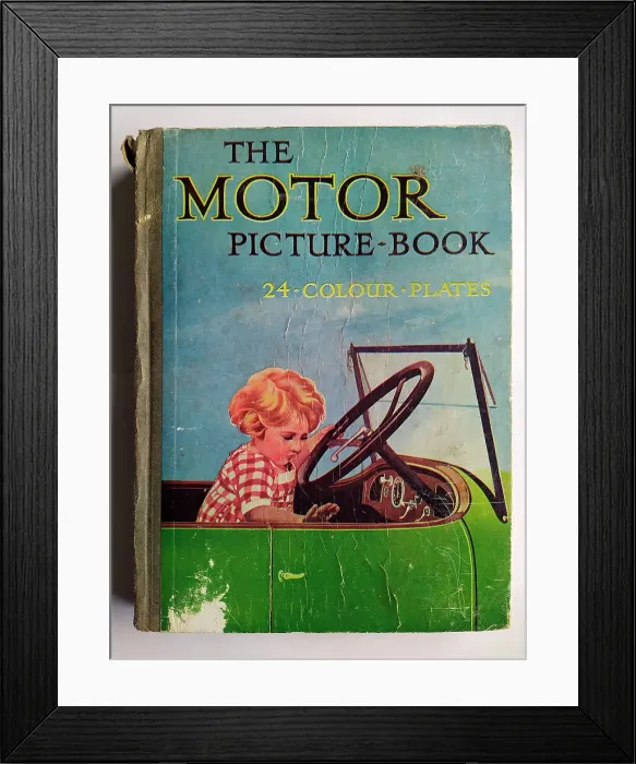 Framed Print : Cover design, The Motor Picture Book Framed Print : Cover design, The Motor Picture Book