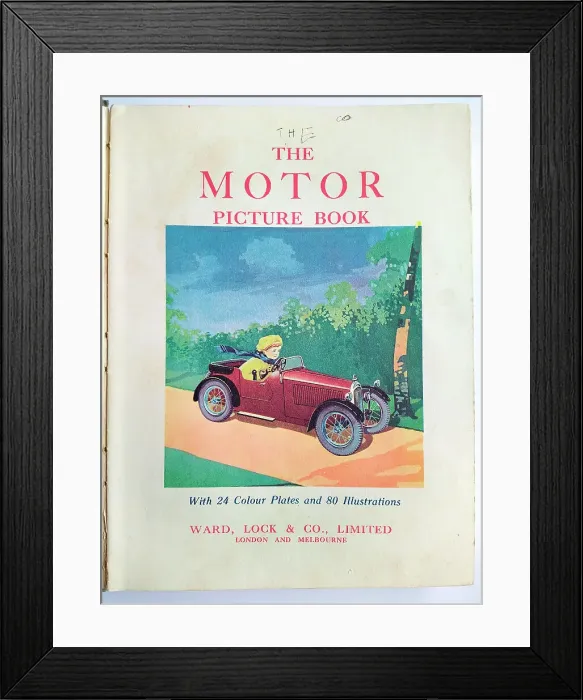 Framed Print : Title page, The Motor Picture Book Framed Print : Title page, The Motor Picture Book