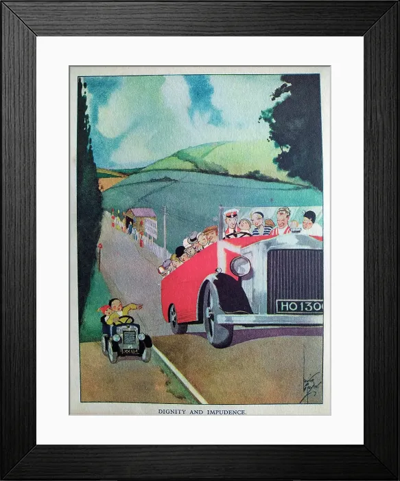 Framed Print : The Motor Picture Book, Dignity and Impudence Framed Print : The Motor Picture Book, Dignity and Impudence