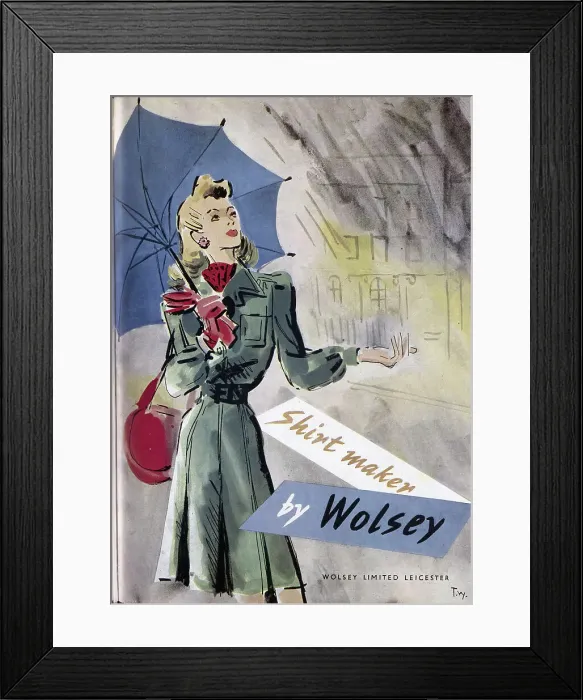 Framed Print : An advert for Wolsey's range of women's wear. Date: 1943 Framed Print : An advert for Wolsey's range of women's wear. Date: 1943