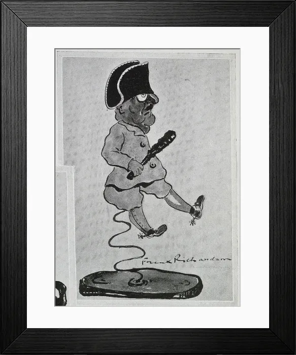 Framed Print : Caricature illustration of John Redmond by Frank Richardson. John Edward Redmond (1856-1918) Irish nationalist politician, barrister, and MP. From an article, My Caricatures'by Frank Richardson. Date: 1910 Framed Print : Caricature illustration of John Redmond by Frank Richardson. John Edward Redmond (1856-1918) Irish nationalist politician, barrister, and MP. From an article, My Caricatures'by Frank Richardson. Date: 1910