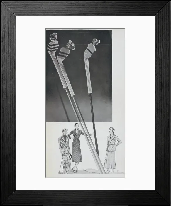 Framed Print : Knitted Golf club covers, suits for women. Captioned, For Golfers. With description, The attractive little knitted caps to keep your golf sticks clean and unrusted are a novelty with may be obtained at most of the leading stores Framed Print : Knitted Golf club covers, suits for women. Captioned, For Golfers. With description, The attractive little knitted caps to keep your golf sticks clean and unrusted are a novelty with may be obtained at most of the leading stores