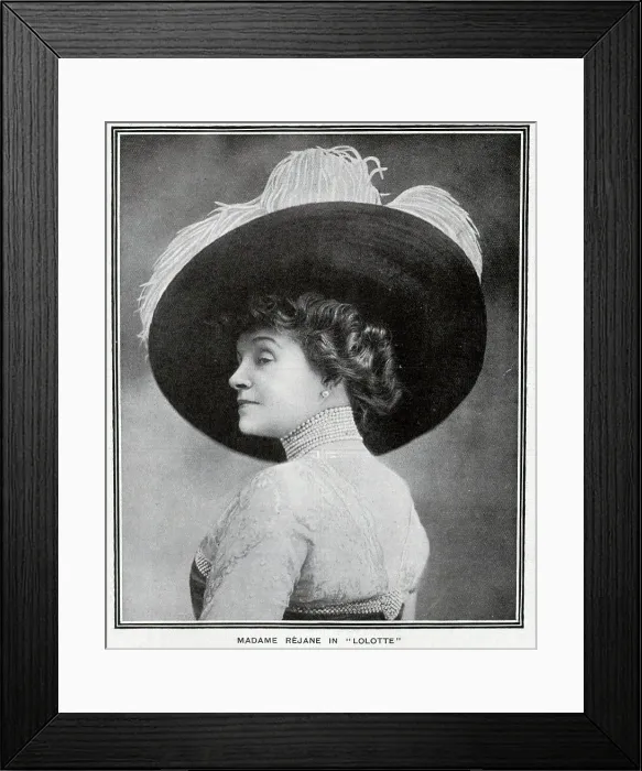 Framed Print : Gabrielle Rejane, French actress Framed Print : Gabrielle Rejane, French actress