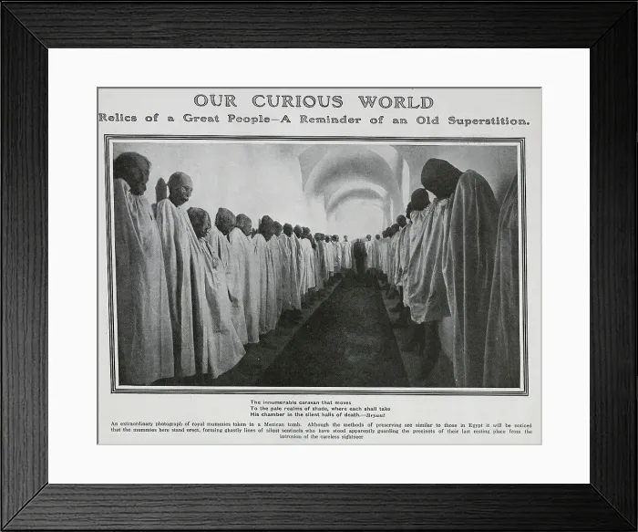 Framed Print : Mexican mummies Framed Print : Mexican mummies