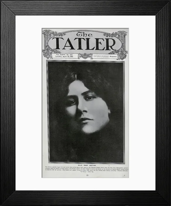 Framed Print : Emmy Destinn Framed Print : Emmy Destinn